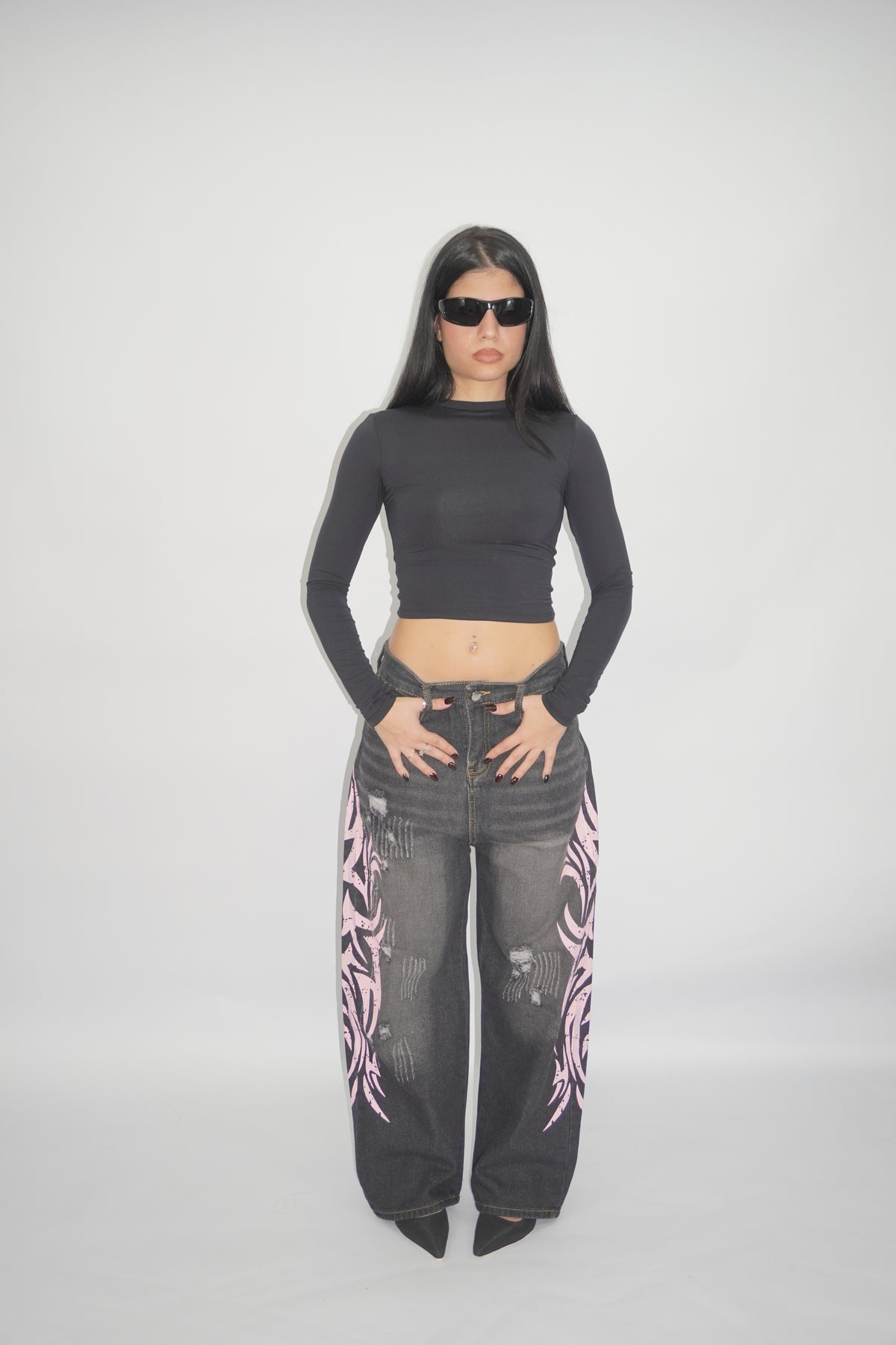 Jeans Wide Pink