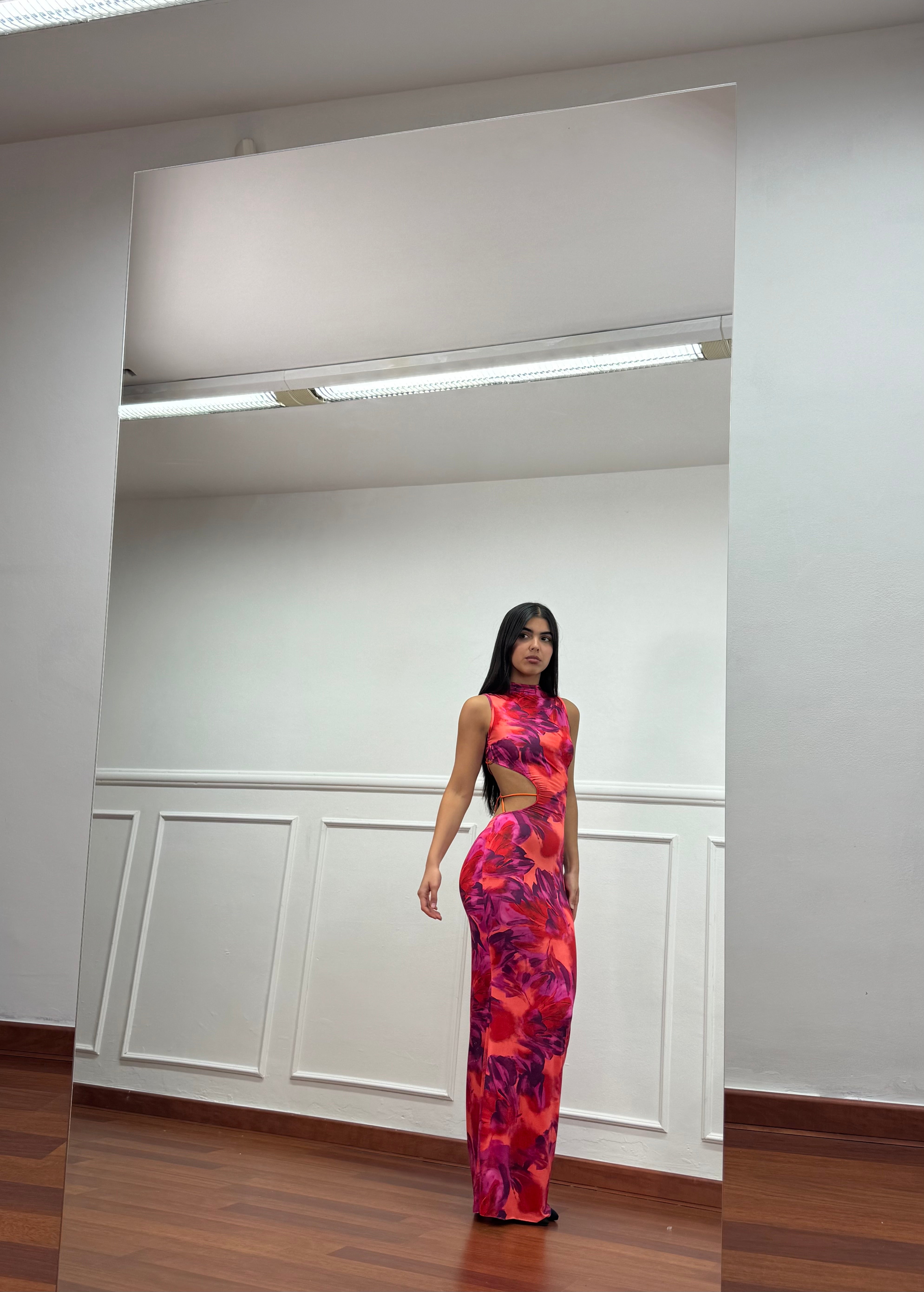 Abito Allen Fucsia