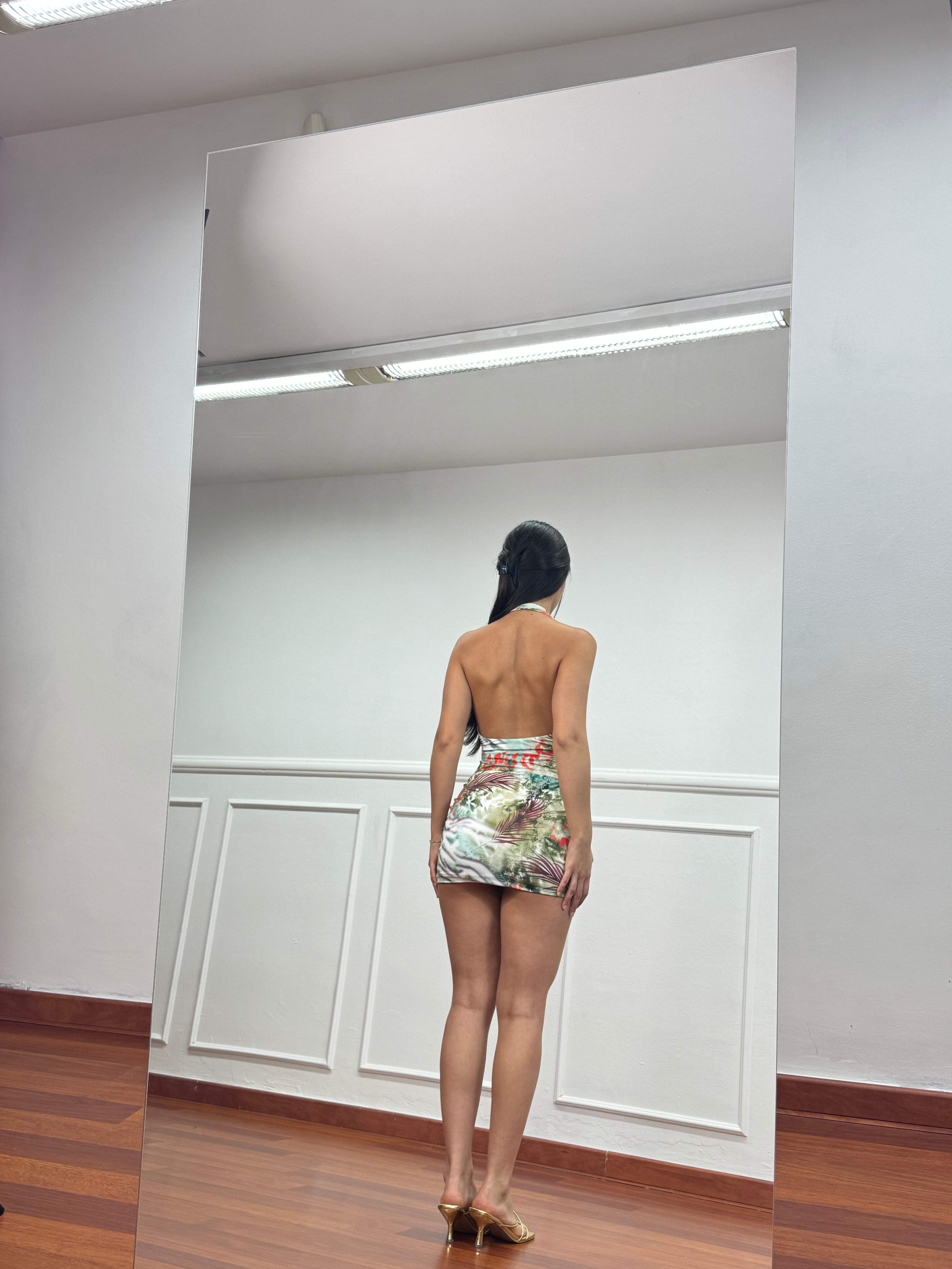 Mini Dress Batterfly